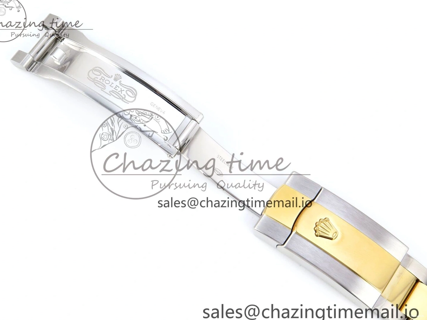 YG Textured Diamonds 126283RBR Dial YG Oyster EWEF SS Best Edition DateJust A3235 Bracelet on 36 0420